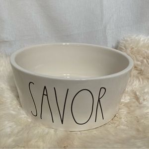 SAVOR Rae Dunn Artisan Collection XL Dog Bowl